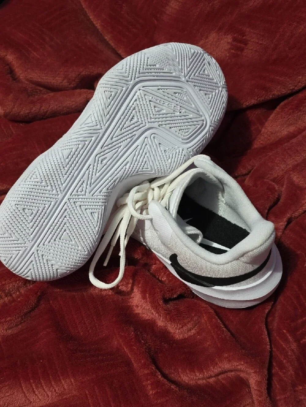 Nike Zoom Hyperspeed Court Volleyball White and Black Shoes